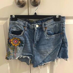 Embroidered Shorts
